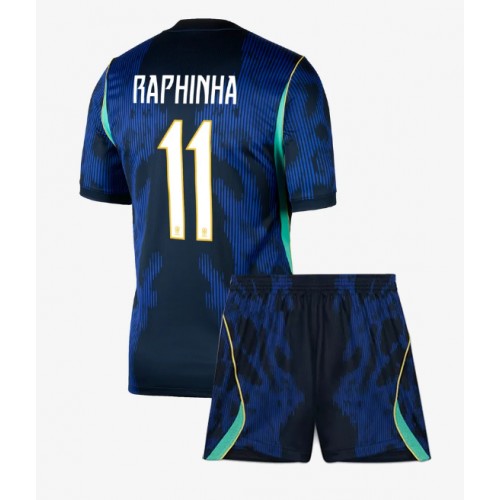 Brasilia Raphinha Belloli #11 Vieraspaita Lapsille MM-kisat 2026 Lyhythihainen (+ Lyhyet housut)